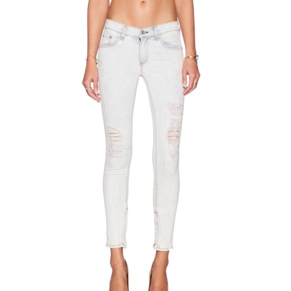 rag & bone Denim - Rag & Bone The Zipper Capri Jean